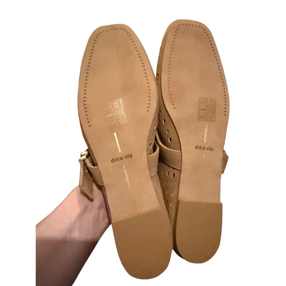 NWT Dolce Vita Mikel Perforated Buckle Mary Jane Flats Women’s Sz. 8.5 - Picture 5 of 8